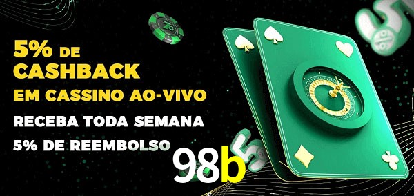 Promoções do cassino ao Vivo 98b